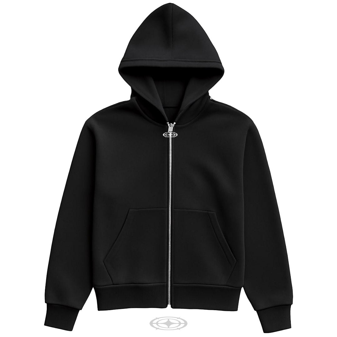 アウターその他 Opening Project 500gHeavy Weight Logo Hood Zipup Black Zip-up - OPENING PROJECT